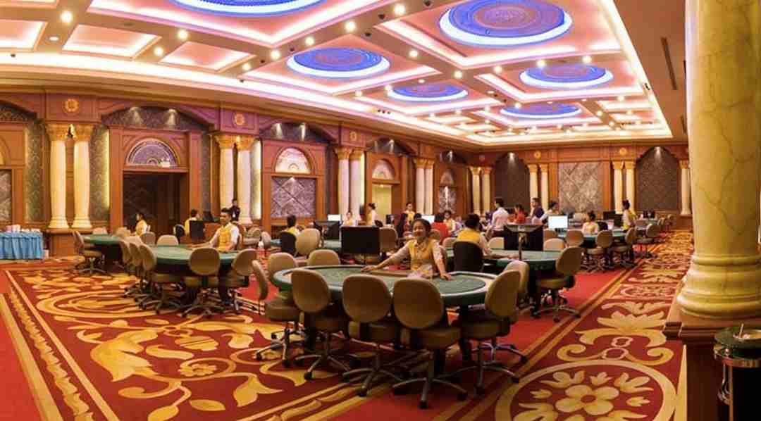 Sangam Casino có thiết kế hiện đại và sang trọng