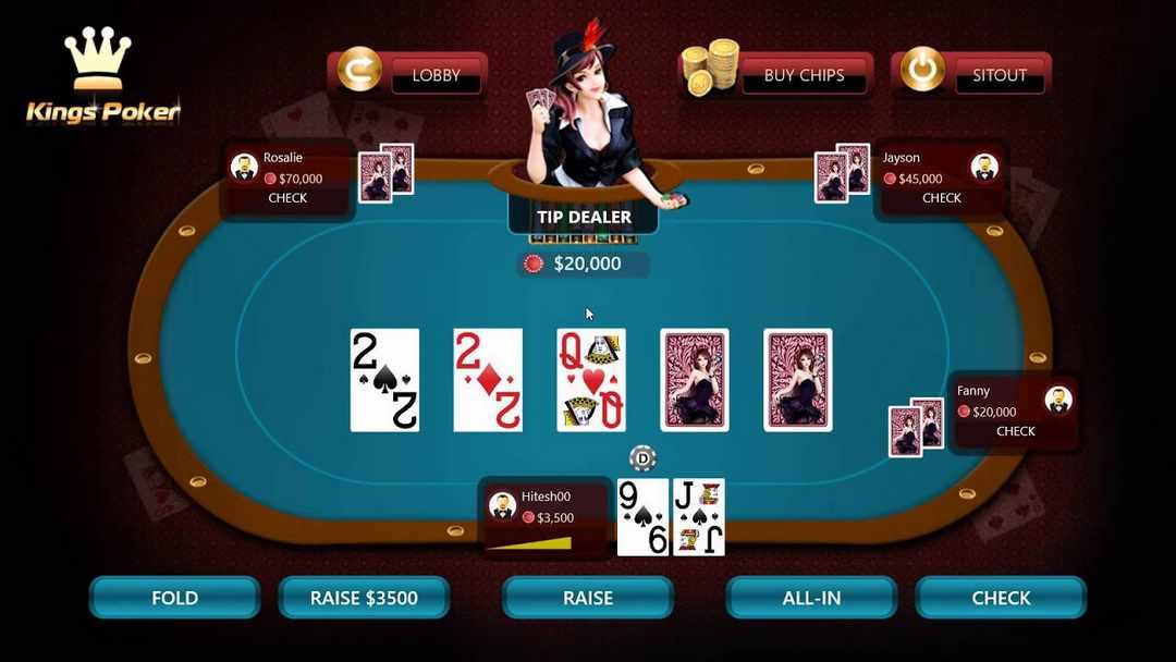 King’s Poker sở hữu các game bài hấp dẫn nhất hiện nay